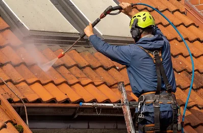 Démoussage et hydrofuge de toiture à Rostrenen